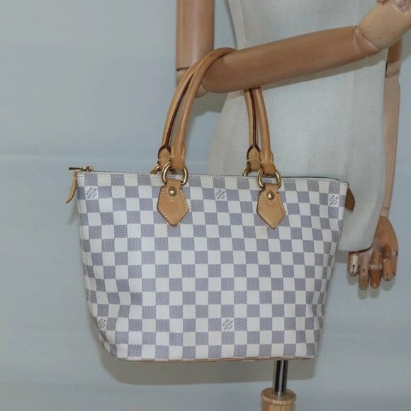 LOUIS VUITTON Damier Azur Saleya PM Tote Bag - Picture 13 of 15